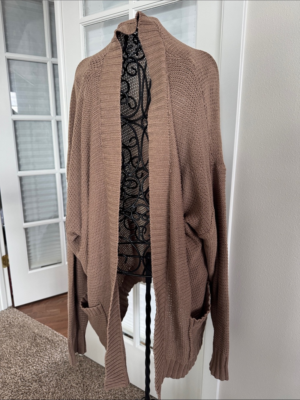 American Eagle Open Tan Cardigan XL